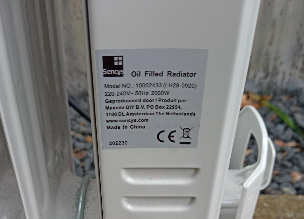 Sencys electrische radiator – zgan