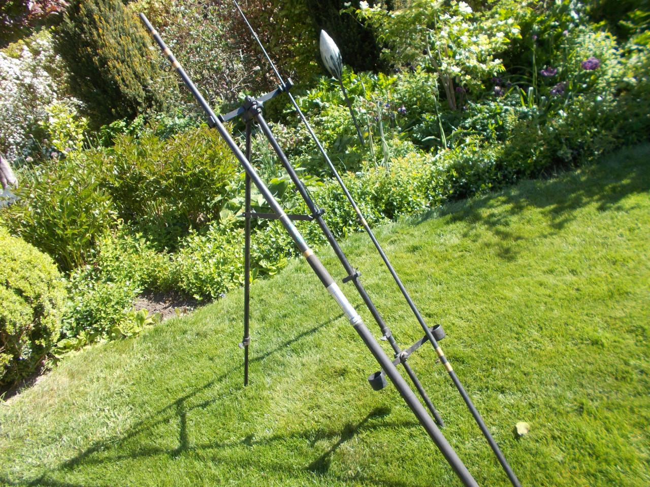 Kees Hamelink tweedelige strandhengel , lengte 400 cm