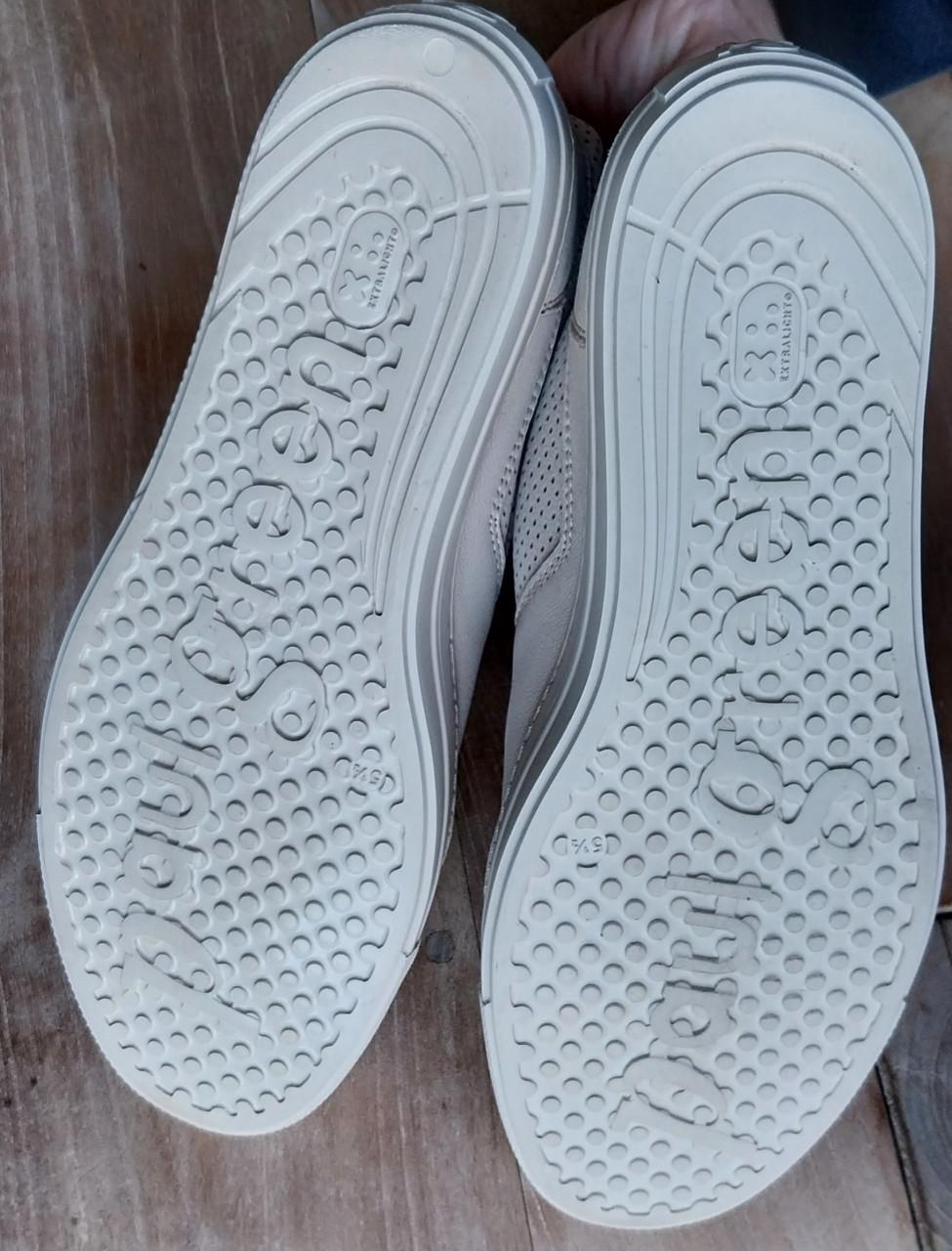 Mooie beige leren sneakers mt 38,5; Paul Green