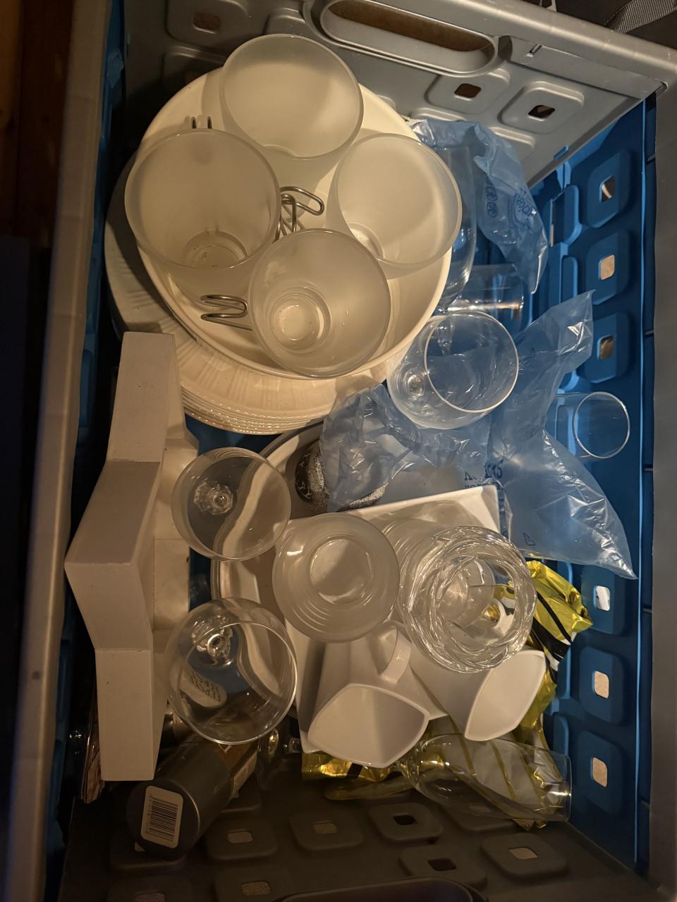 Servies, borden, glazen