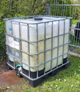 IBC vat regenton met kraan en dop