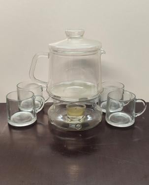 Glazen theeset DE