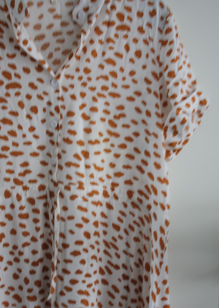 Lange jurk  met print maat m