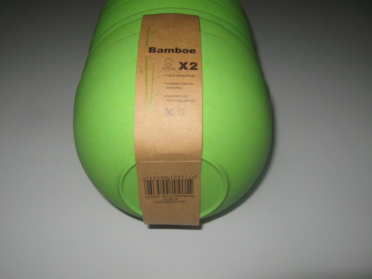 6 Kunststof schaaltjes
