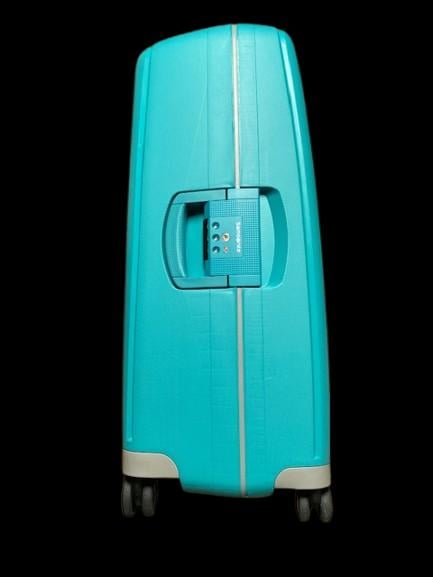 Samsonite turquoise/groene nieuwe koffer