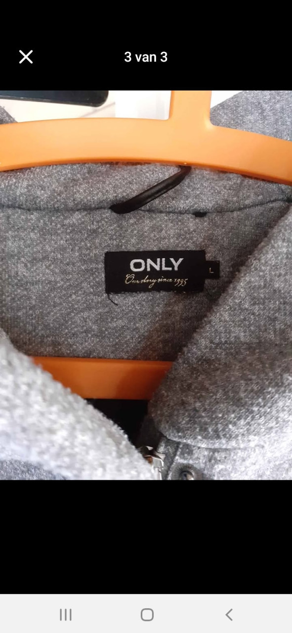 Only tussenjas, maat L