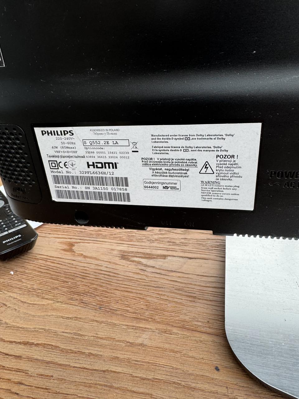 Philips tv gebruikt