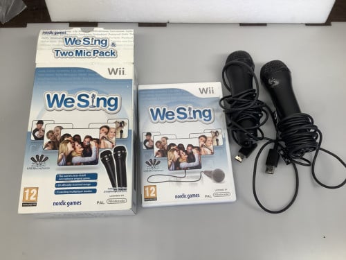 Nintendo Wii spel : Wii Sing compleet met 2 microfoons in originele doos.