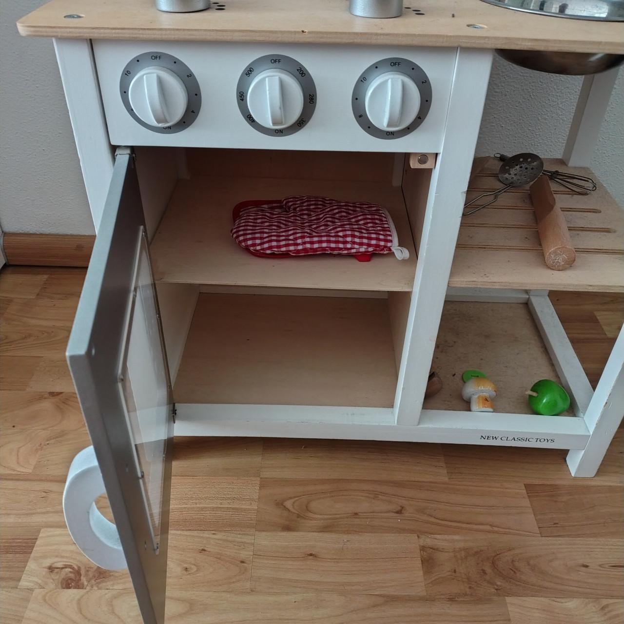 Houten Kinderkeuken met accessoires.