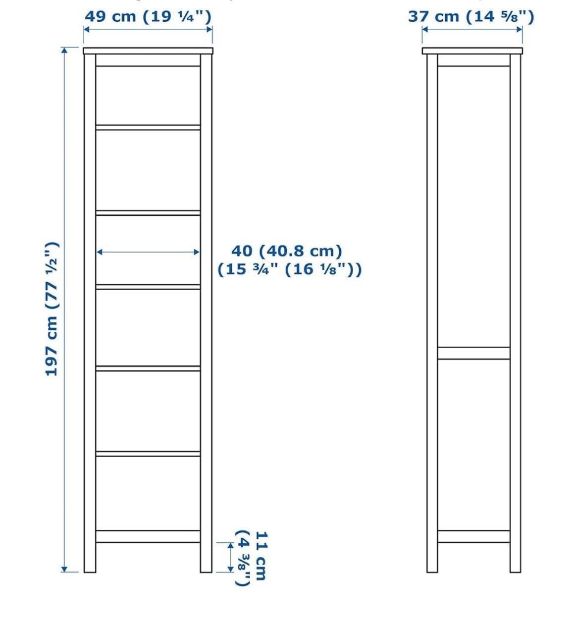 Nieuwe IKEA HEMNES boekenkast