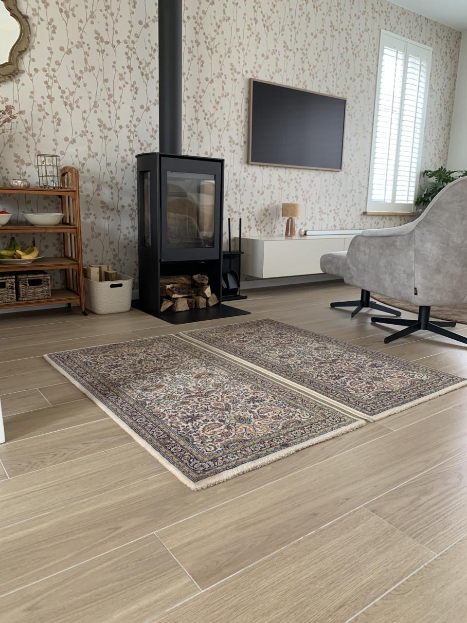 ✨Twee Schitterende Sfeervolle Vintage Vloerkleedjes in Nieuwstaat✨