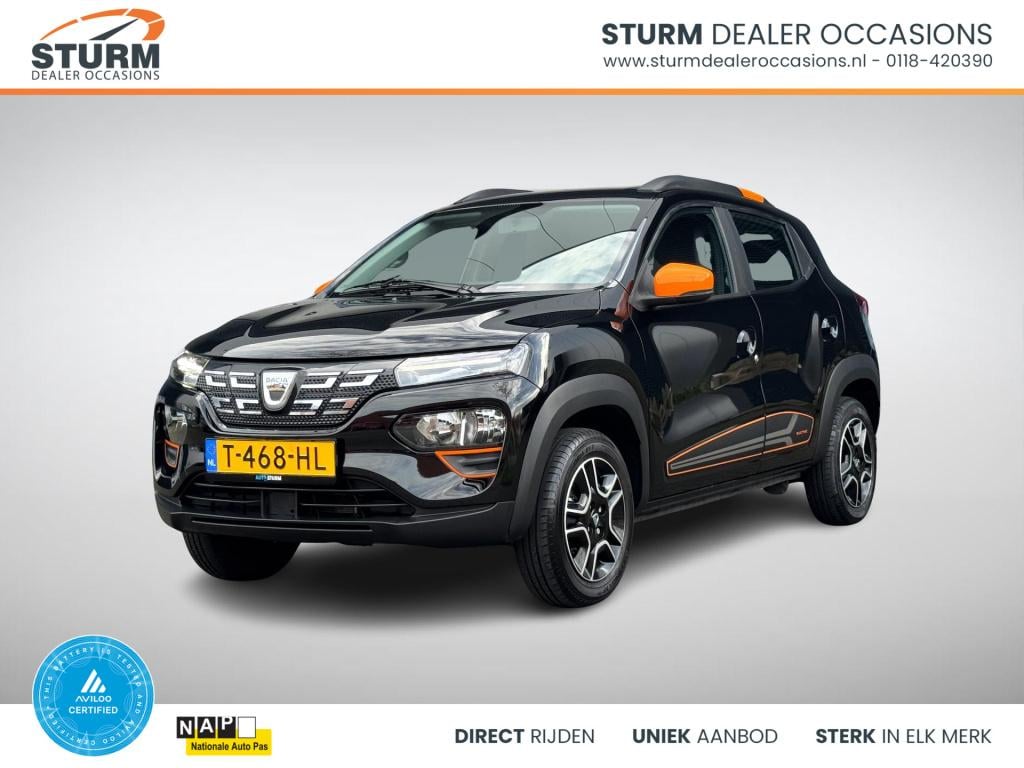 Dacia Spring comfort plus 27 kwh soh 95%, nl-auto meest luxe uitvoering!