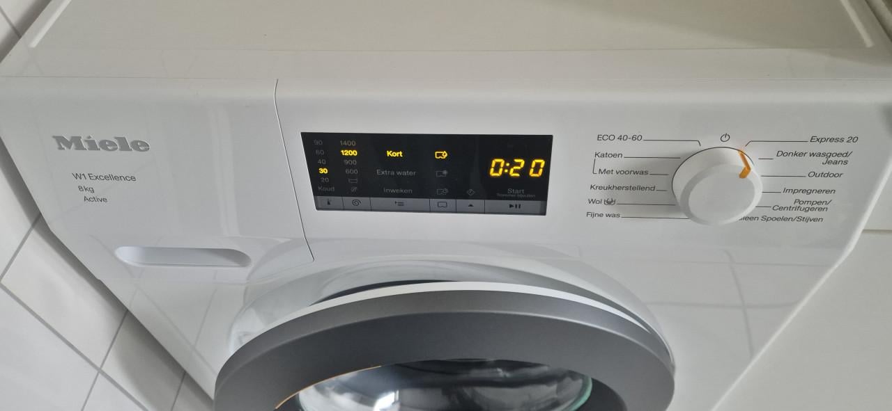 MIELE wasmachine 20 jaar levensduur