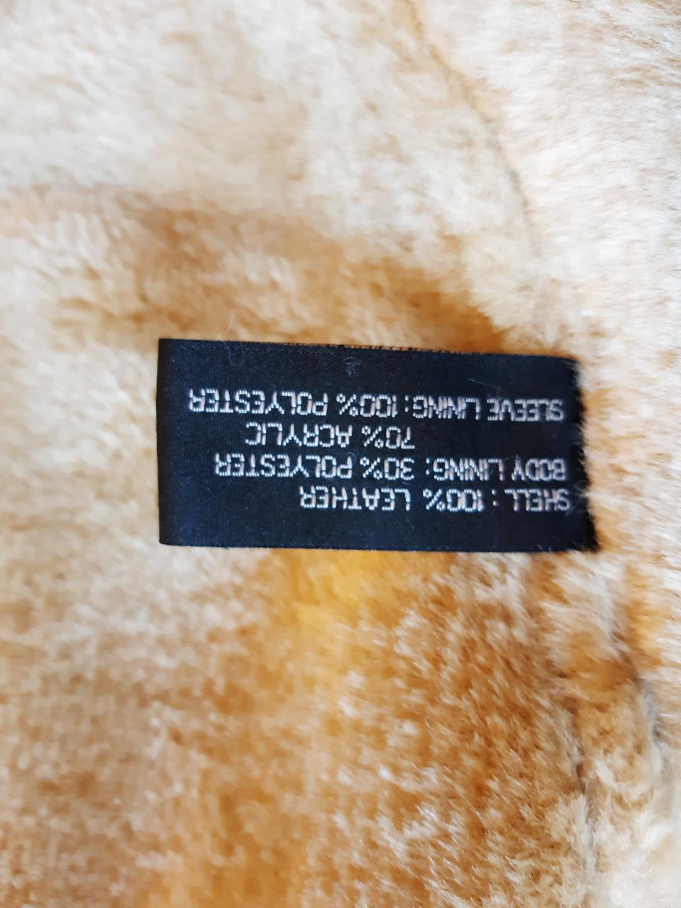 Piloten Jas Leer 4x XL = maat 60