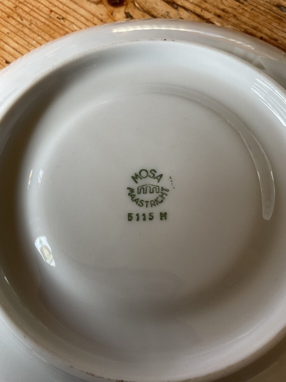 Vintage soepkommen Mosa Maastricht