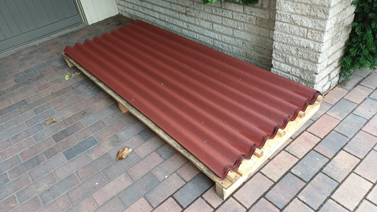 Aquaplan - Topline - golfplaat - rood - 86x200cm