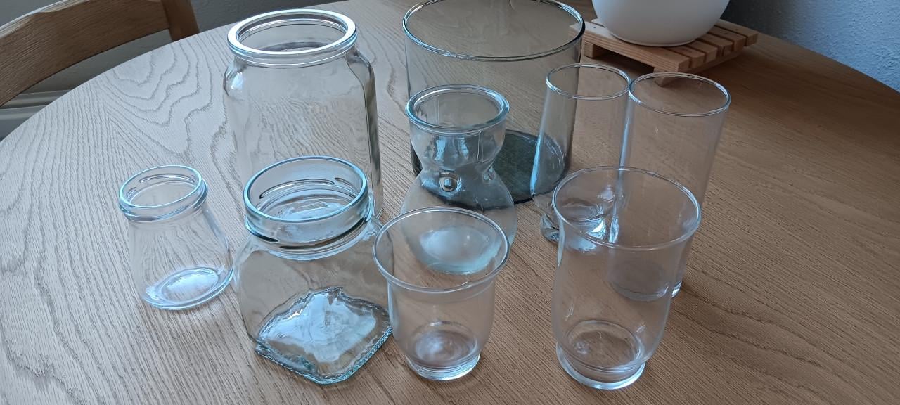 GLAZEN VAASJES/POTJES