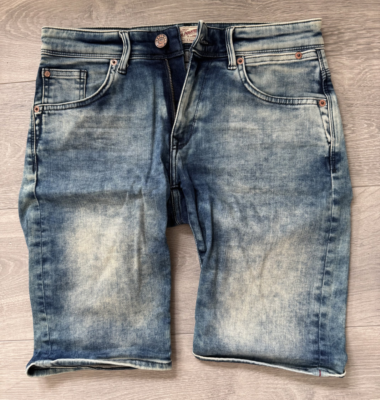 Petrol jeans short S