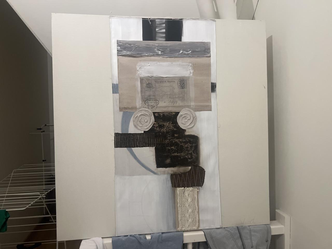 Wanddecoratie kunst 1x1 sabine kleiren