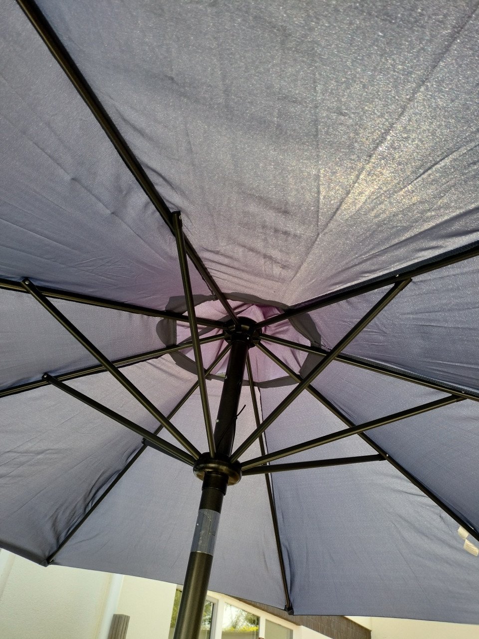 Tuinset met tuinparasol (3 meter uitval)