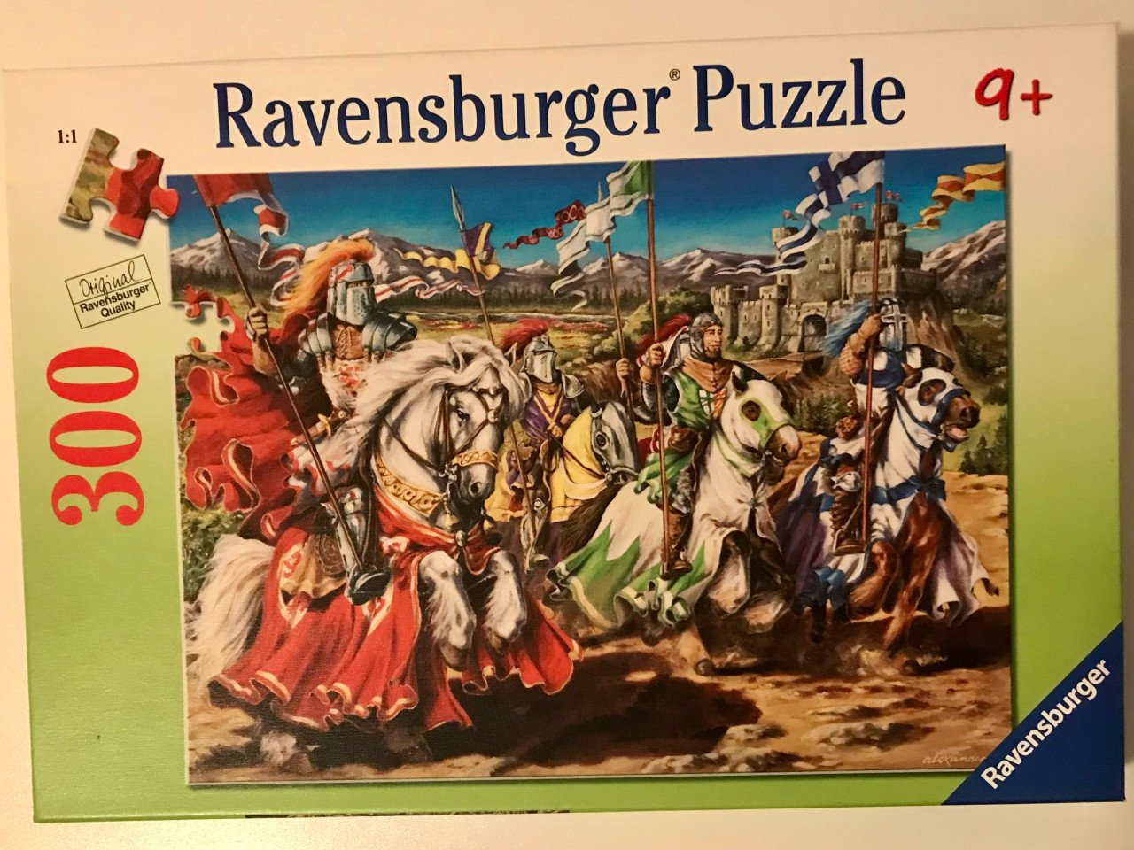 Ravensburger puzzel ridders 300 st leeftijd 9+ izgs