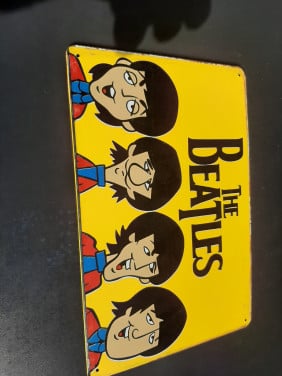 Mangave bordje 20 bij 30 beatles