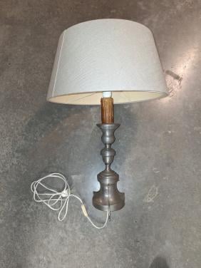 Tinnen schemerlamp