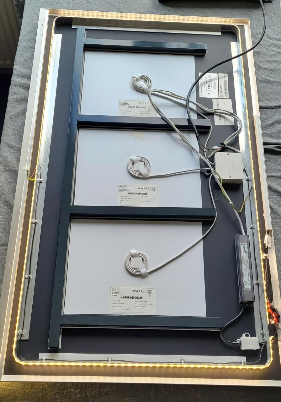 Sphinx spiegel met indirecte verlichting 120x71cm (Badkamer)