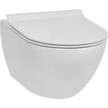 Toiletpot met bril (randloos met swirl flush)