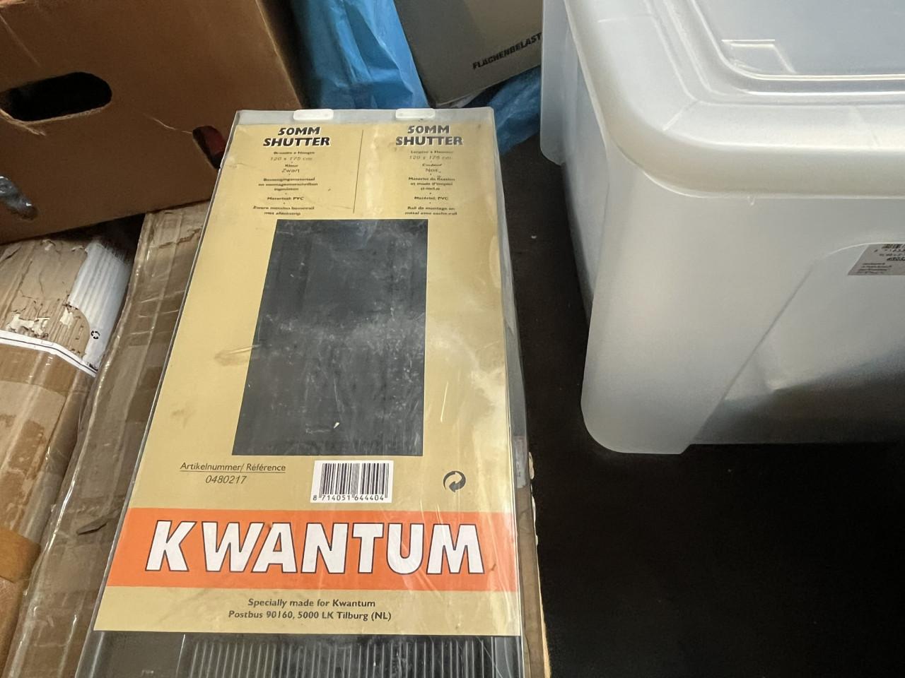 1 Jaloezie 50 mm PVC zwart