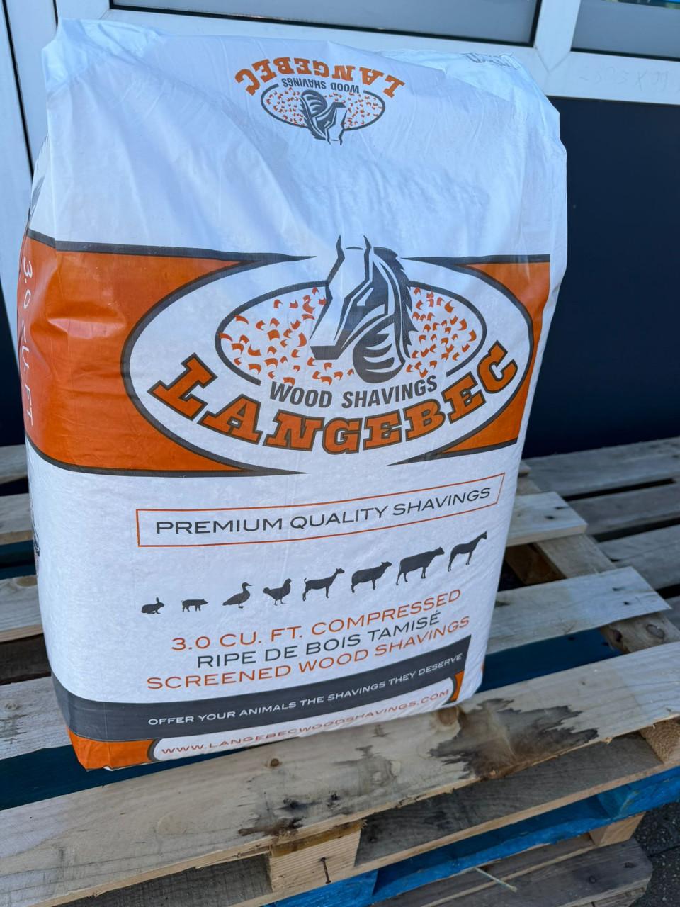 Langebec Wood Shavings 3.0 cu ft – Premium houtkrullen