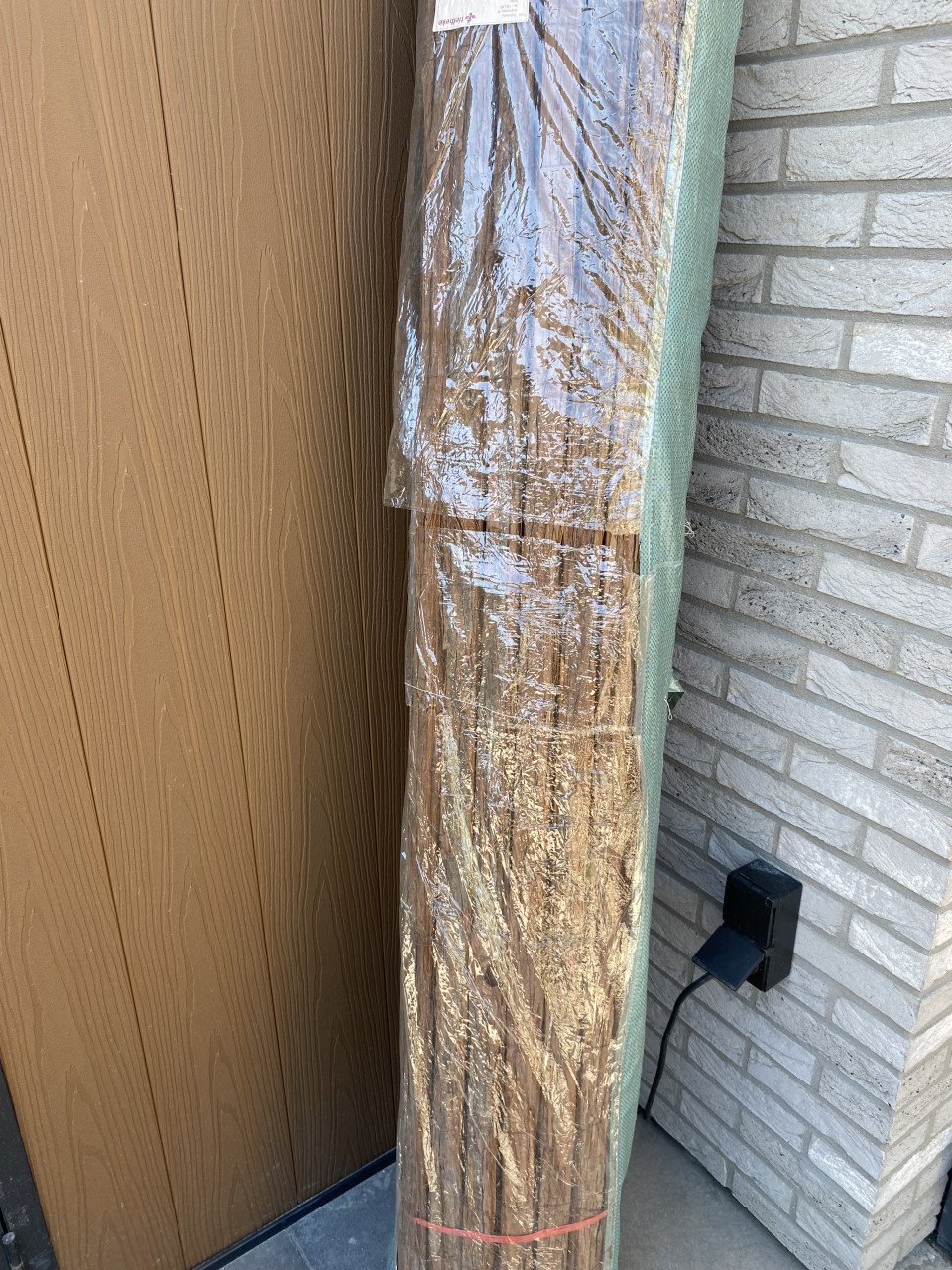 Boomschors schutting, nieuw