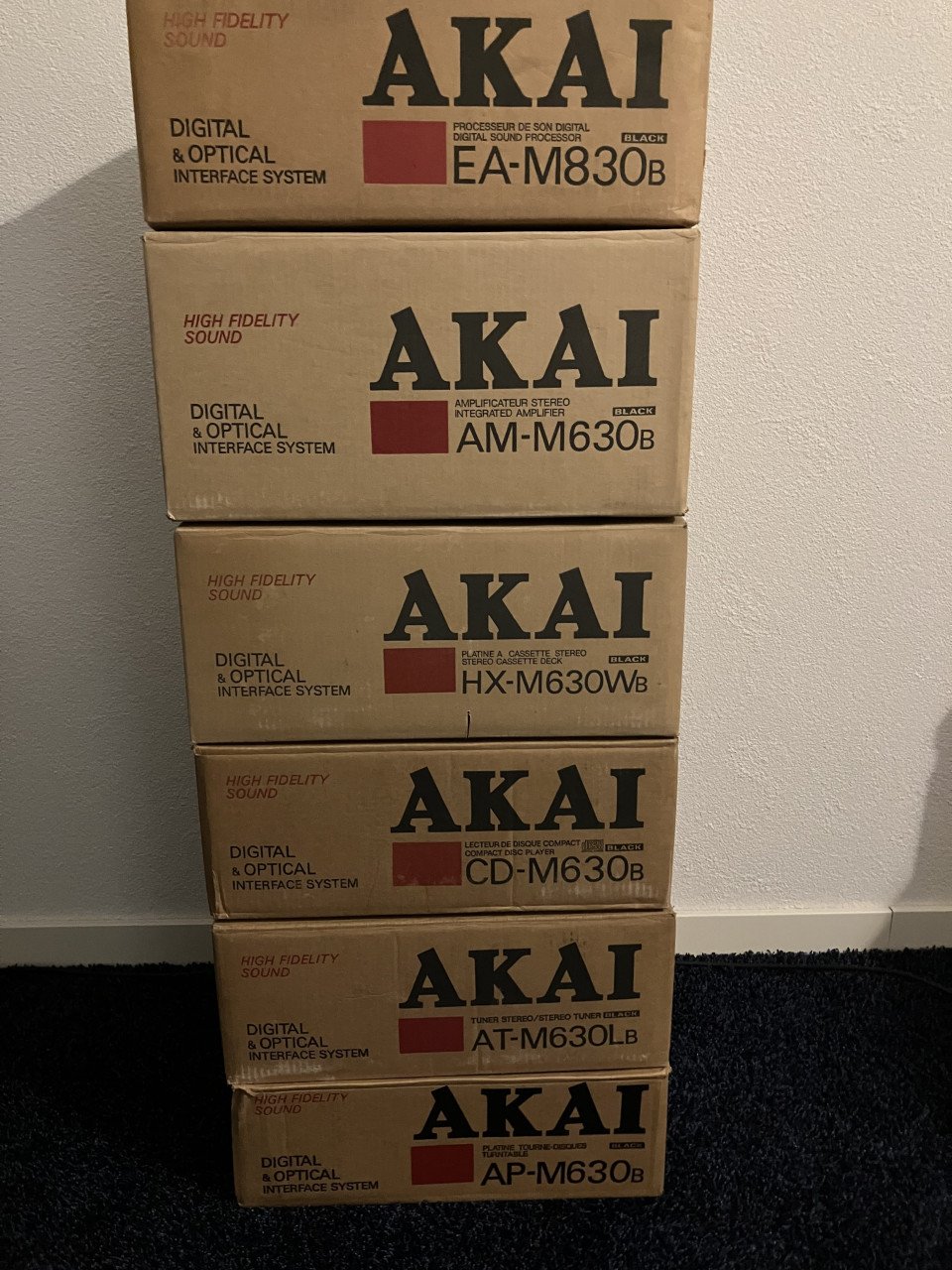 Mooie complete AKAI stereo set