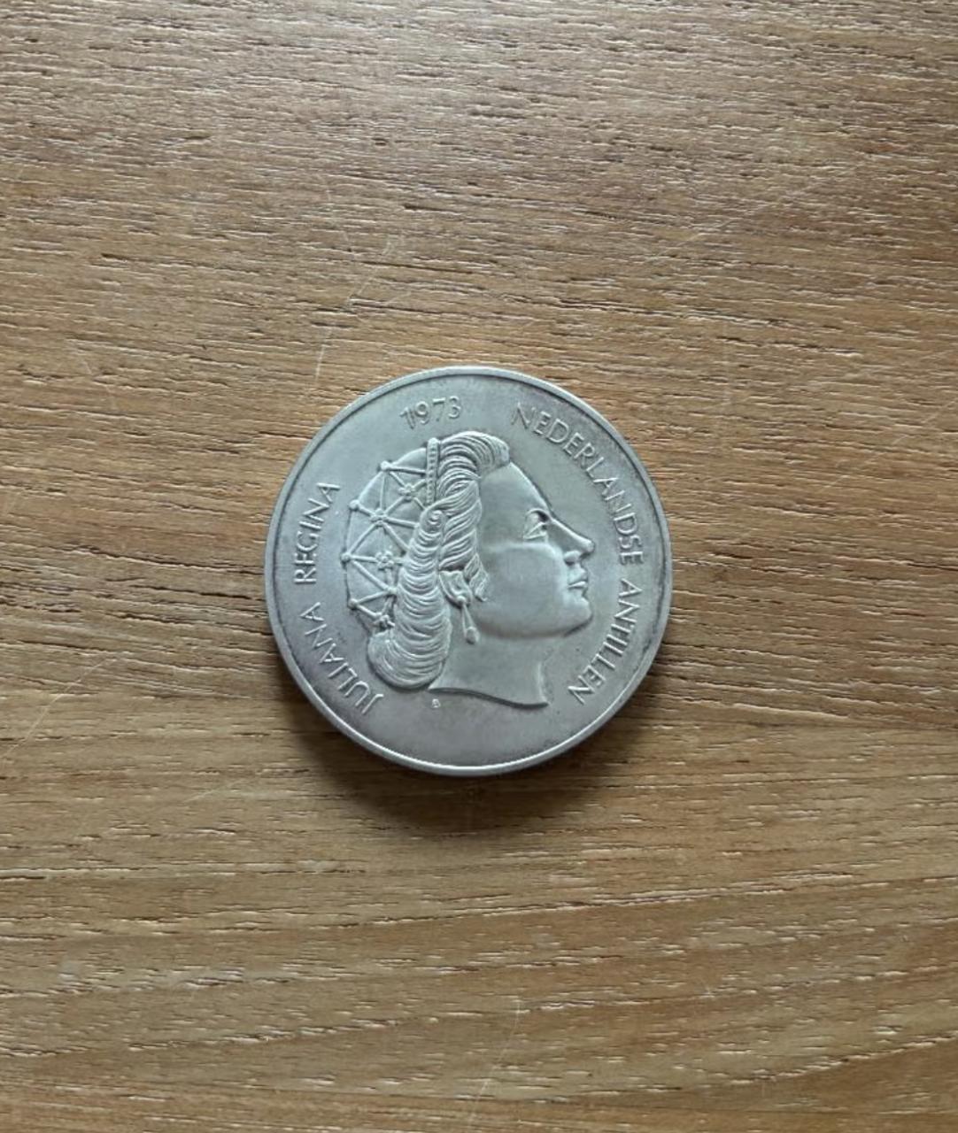 2x 25 gulden Nederlandse Antillen