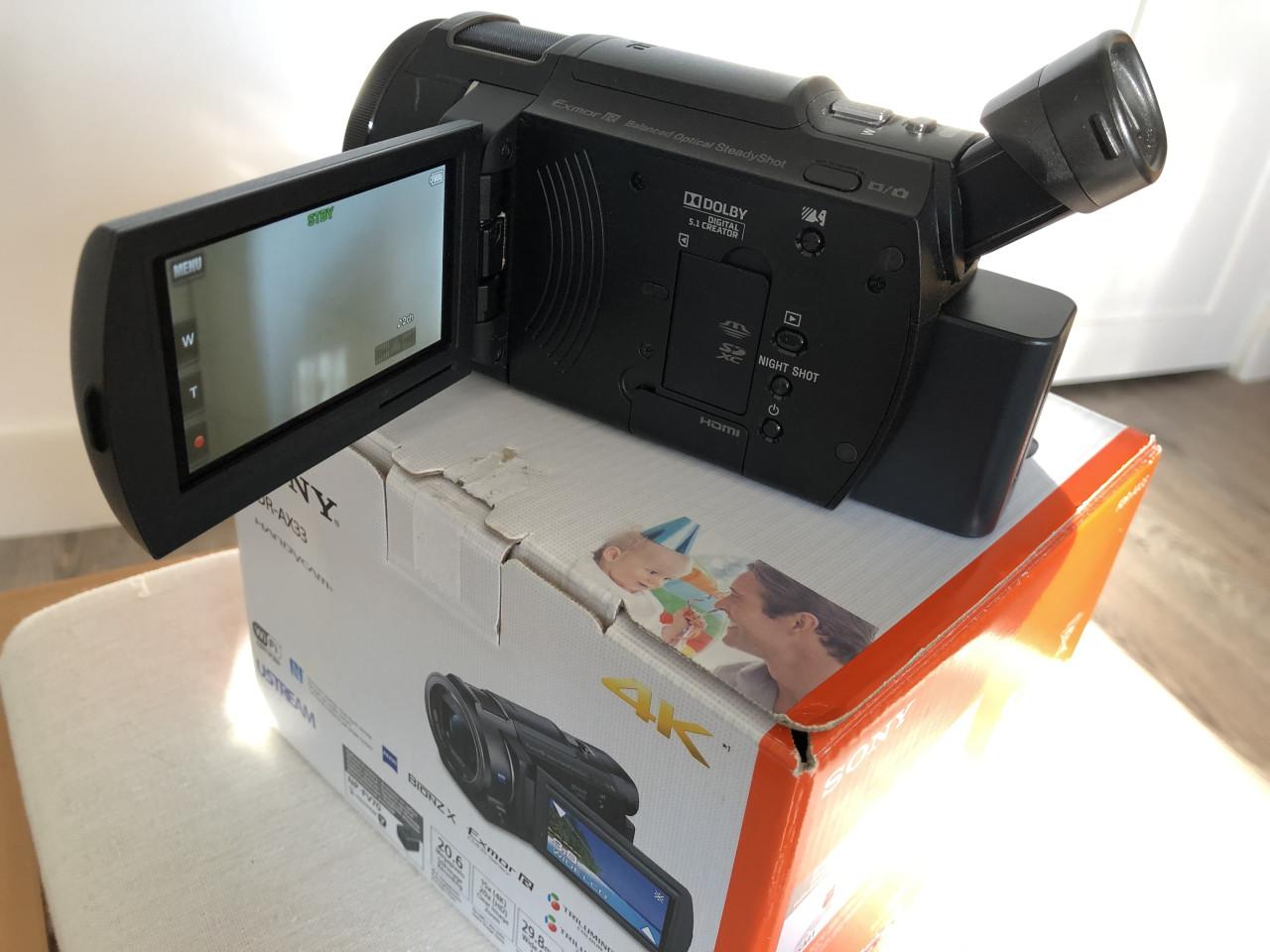 Sony Handycam 4K camera