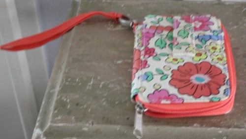 Bloemen portomonee tasje