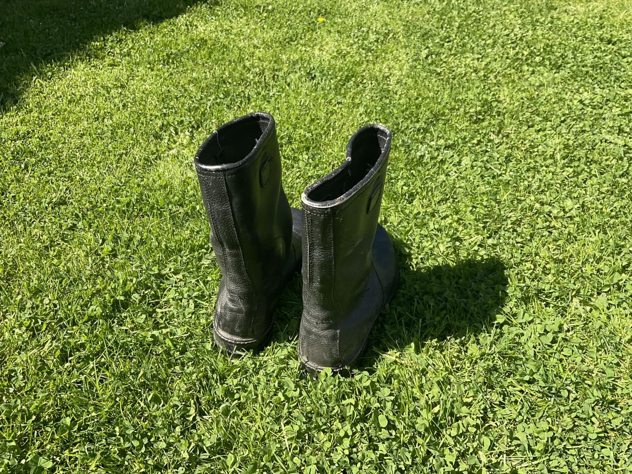 Leren hoge werk laarzen maat46