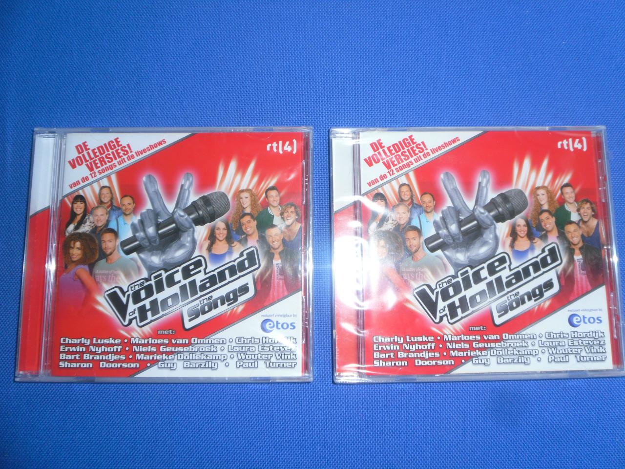 2 X VOICE OF HOLLAND SONGS NIEUW 2012 + CASETTE BANDJES