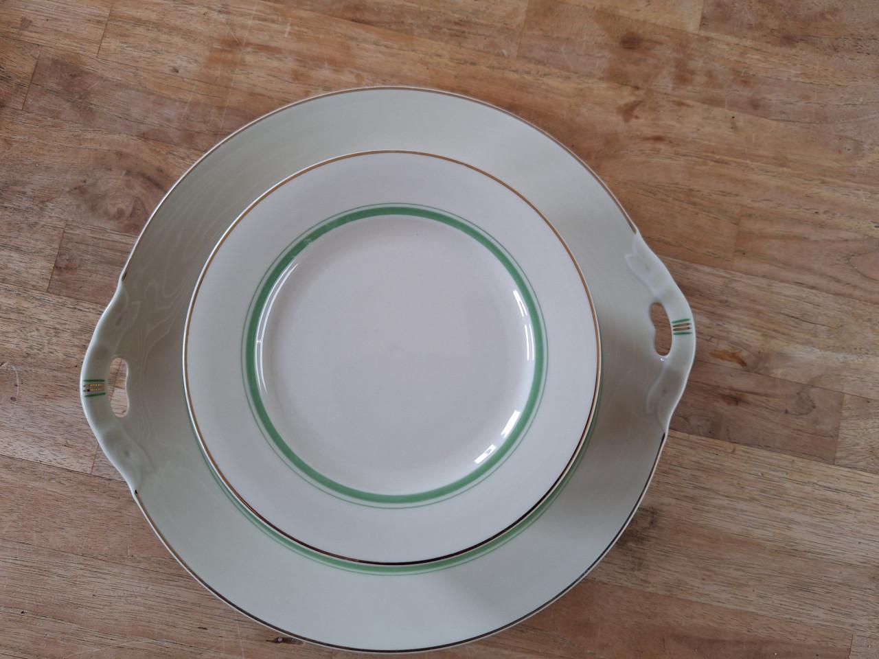 Gebaksborden vintage