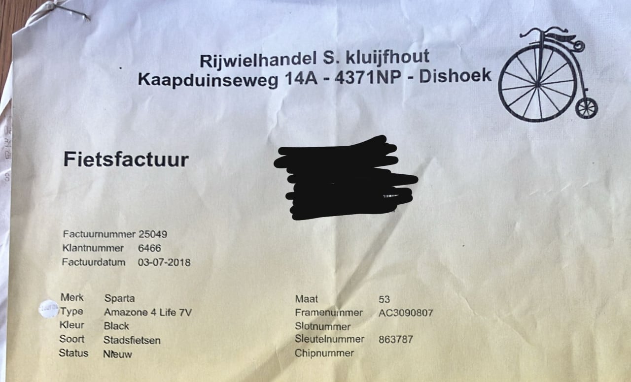 Sparta Amazone 4 Life moeder fiets, zo goed als nieuw