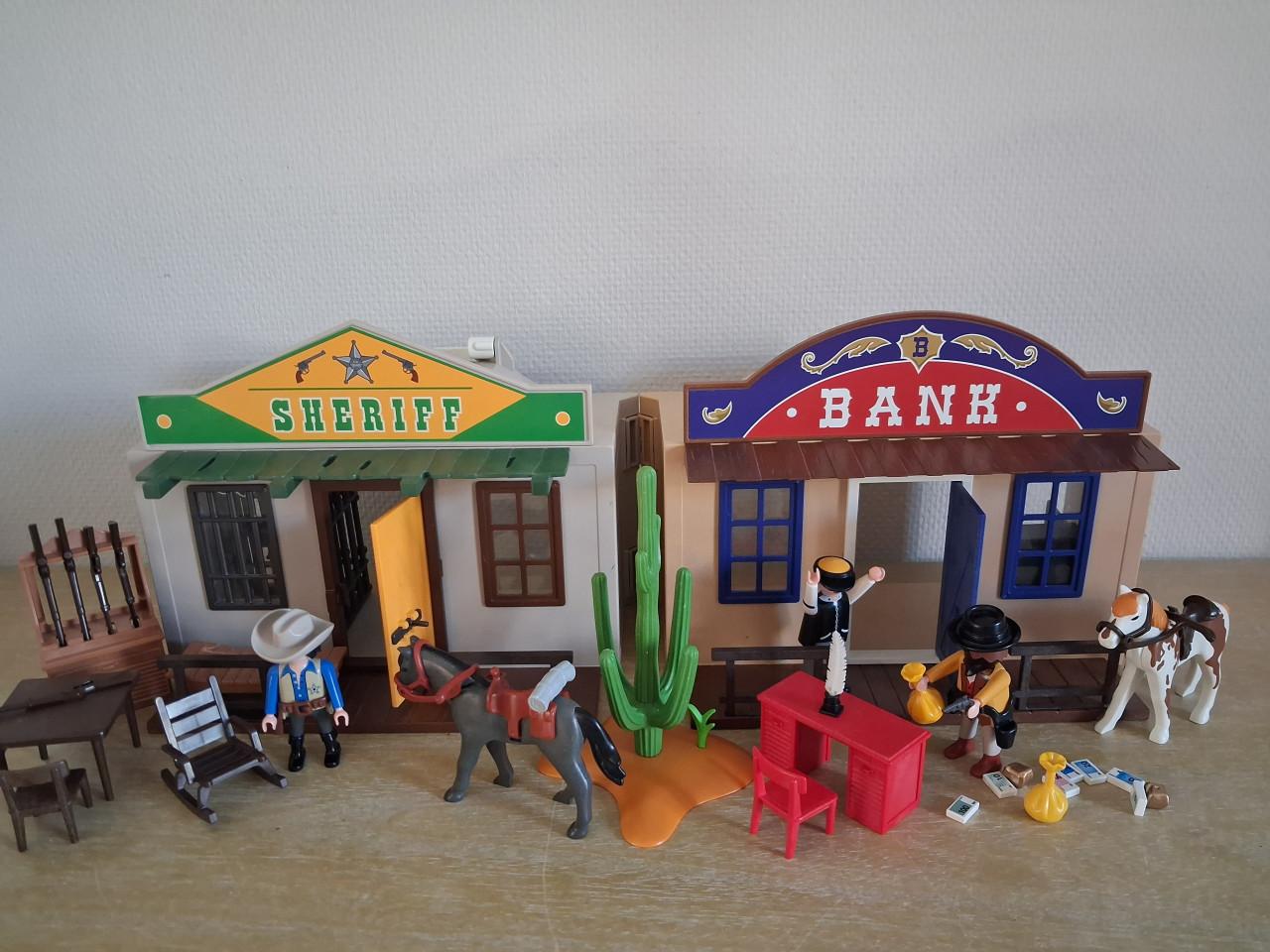 Playmobil western city in koffer setnr 4398