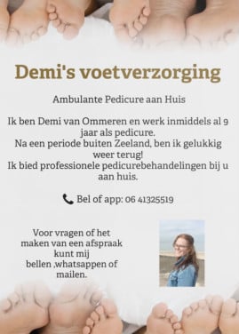 Pedicure aan huis