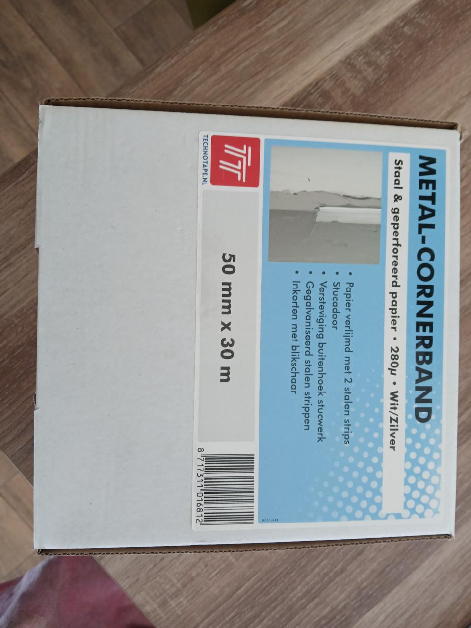 Metal-Corner stuc band Nieuw in doos