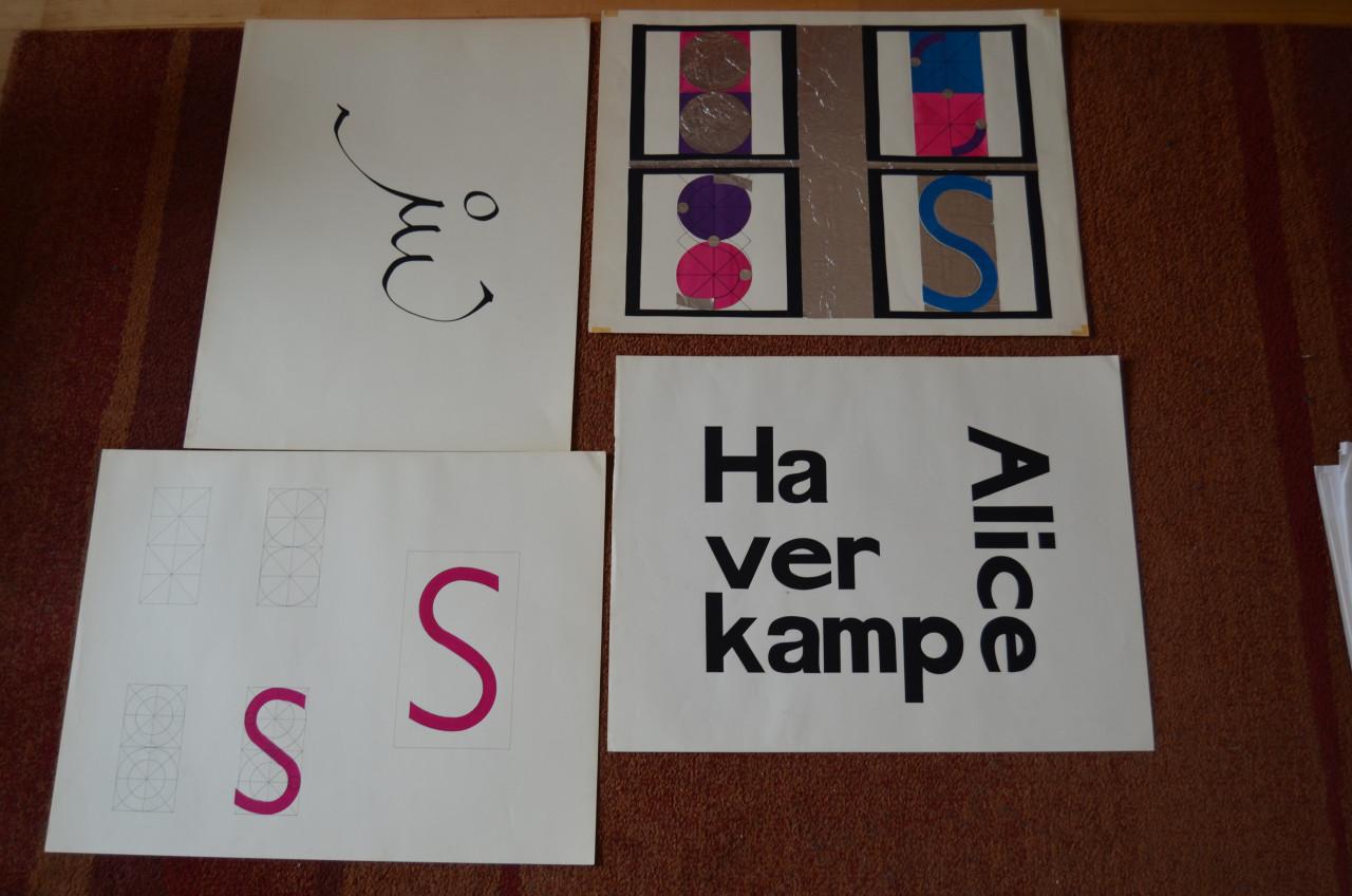 Grafisch werk Gerrit Rietveld Academie jaren '60/'70