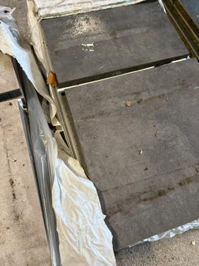 Partij keramische tegels Cerasun 60x60x4 antraciet