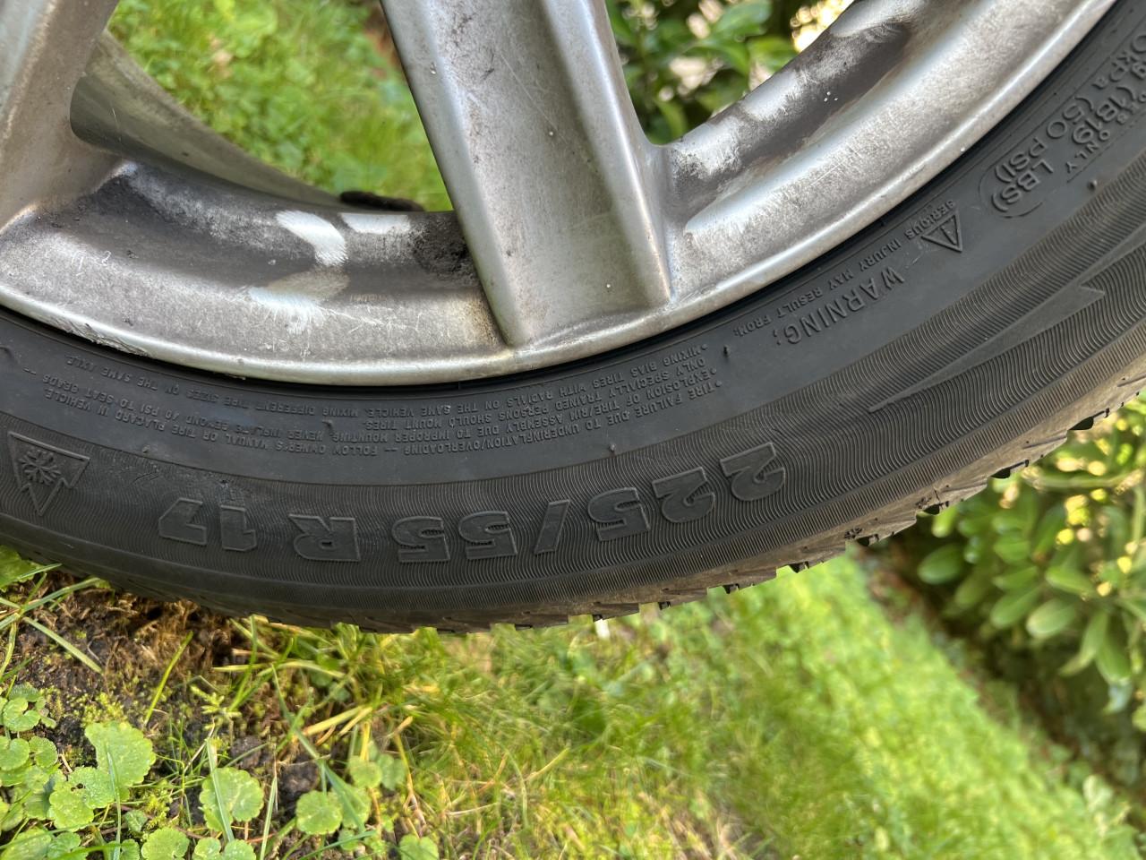 4 Michelin Winterbanden met velg