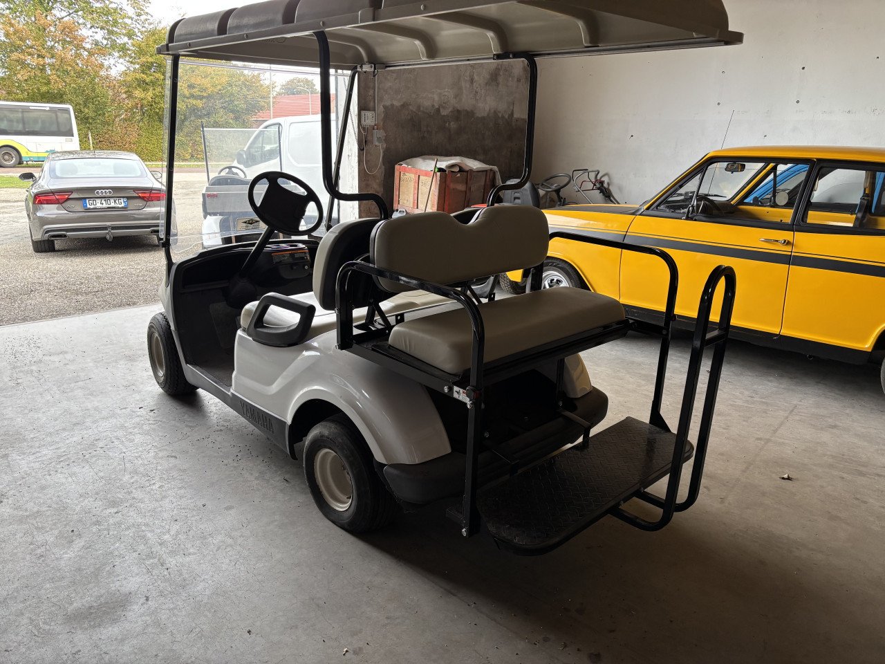 Yamaha golfkar met benzinemotor