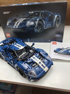 Lego Technic set Ford GT, 42154, nieuwstaat, 1x gebouwd, niet mee gespeeld.