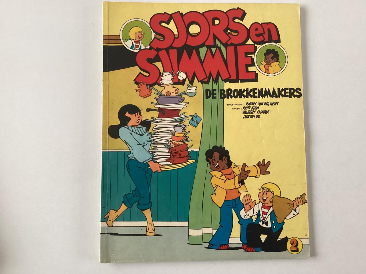 Verschillende stripboekjes van Billie en Bessie Turf en Sjors en Sjimmie.