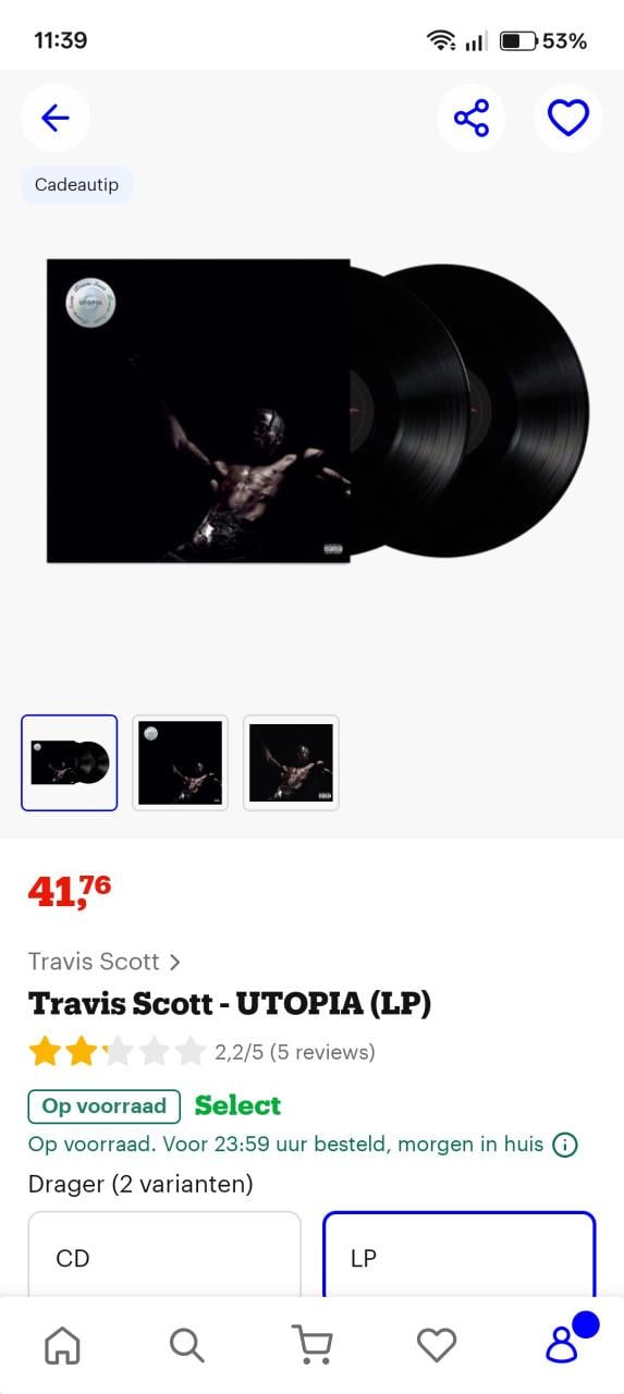 Lp Travis Scott utopia